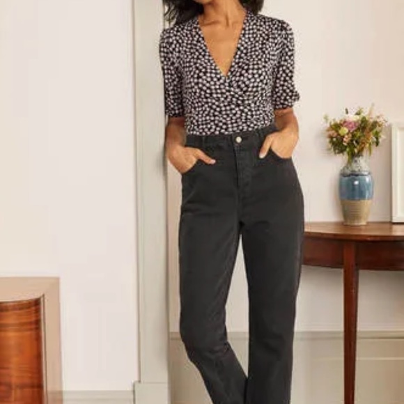 Boden Joanna Bubbles Wrap Top EUC